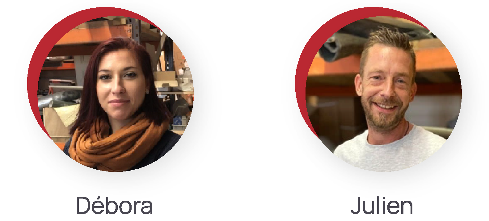 Nos conducteurs de travaux : Débora et Julien